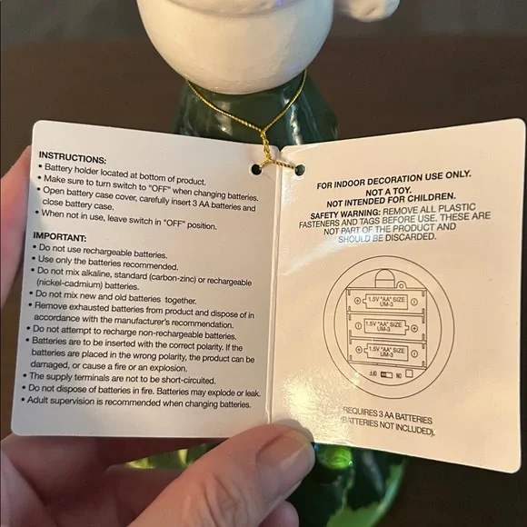 Nightmare Before Christmas LED light up ceramic Christmas tree - Picture 8 of 8